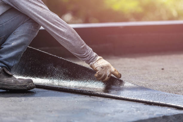 Professional Waterproofing technician working in Hackensack, NJ
